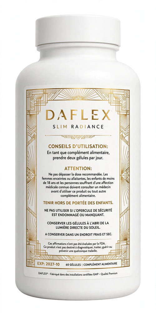 Cure Confort Abdominal DAflexslim - Gélules Naturelles 30 jours