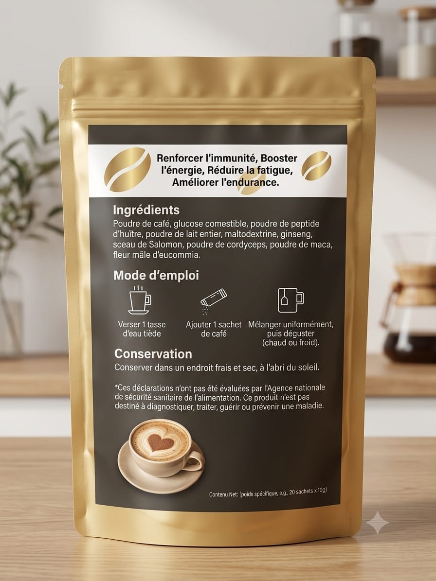 Café Vitalité Homme - Énergie Naturelle & Vitalité
