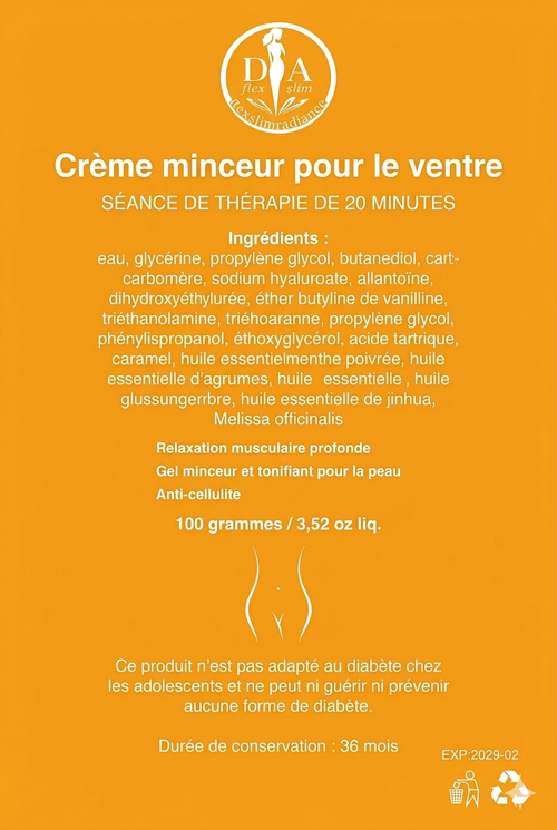 Crème Ventre Plat Sculpt - Silhouette Affinée et Taille Raffinée