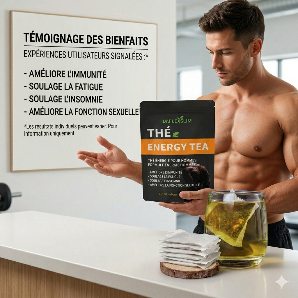 Thé Vitalité Homme - Infusion Énergisante Naturelle