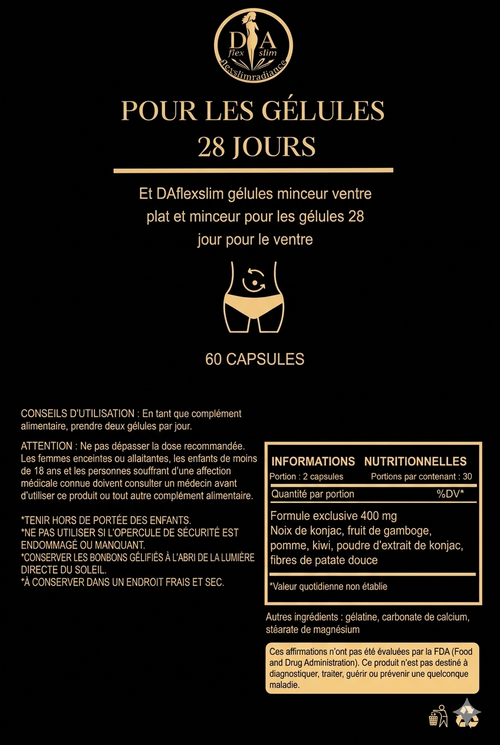 Cure Gélules Ventre Plat